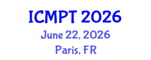 International Conference on Mycotoxins, Phycotoxins and Toxicology (ICMPT) June 22, 2026 - Paris, France