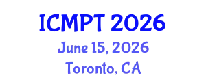 International Conference on Mycotoxins, Phycotoxins and Toxicology (ICMPT) June 15, 2026 - Toronto, Canada