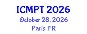 International Conference on Mycotoxins, Phycotoxins and Toxicology (ICMPT) October 28, 2026 - Paris, France