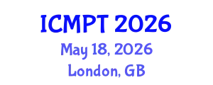 International Conference on Mycotoxins, Phycotoxins and Toxicology (ICMPT) May 18, 2026 - London, United Kingdom