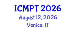 International Conference on Mycotoxins, Phycotoxins and Toxicology (ICMPT) August 12, 2026 - Venice, Italy