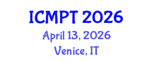 International Conference on Mycotoxins, Phycotoxins and Toxicology (ICMPT) April 13, 2026 - Venice, Italy