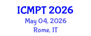 International Conference on Mycotoxins, Phycotoxins and Toxicology (ICMPT) May 04, 2026 - Rome, Italy