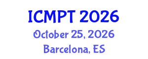 International Conference on Mycotoxins, Phycotoxins and Toxicology (ICMPT) October 25, 2026 - Barcelona, Spain