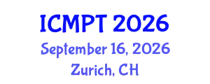 International Conference on Mycotoxins, Phycotoxins and Toxicology (ICMPT) September 16, 2026 - Zurich, Switzerland