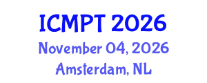 International Conference on Mycotoxins, Phycotoxins and Toxicology (ICMPT) November 04, 2026 - Amsterdam, Netherlands