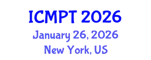 International Conference on Mycotoxins, Phycotoxins and Toxicology (ICMPT) January 26, 2026 - New York, United States