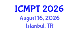 International Conference on Mycotoxins, Phycotoxins and Toxicology (ICMPT) August 16, 2026 - Istanbul, Turkey