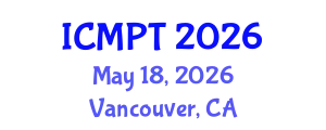 International Conference on Mycotoxins, Phycotoxins and Toxicology (ICMPT) May 18, 2026 - Vancouver, Canada