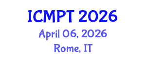 International Conference on Mycotoxins, Phycotoxins and Toxicology (ICMPT) April 06, 2026 - Rome, Italy