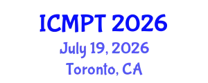International Conference on Mycotoxins, Phycotoxins and Toxicology (ICMPT) July 19, 2026 - Toronto, Canada