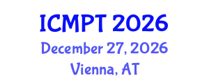 International Conference on Mycotoxins, Phycotoxins and Toxicology (ICMPT) December 27, 2026 - Vienna, Austria
