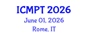International Conference on Mycotoxins, Phycotoxins and Toxicology (ICMPT) June 01, 2026 - Rome, Italy
