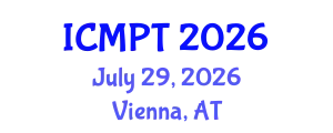 International Conference on Mycotoxins, Phycotoxins and Toxicology (ICMPT) July 29, 2026 - Vienna, Austria