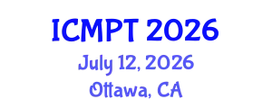 International Conference on Mycotoxins, Phycotoxins and Toxicology (ICMPT) July 12, 2026 - Ottawa, Canada