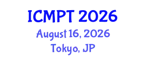 International Conference on Mycotoxins, Phycotoxins and Toxicology (ICMPT) August 16, 2026 - Tokyo, Japan