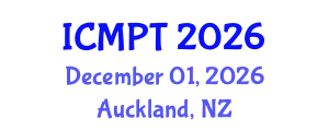 International Conference on Mycotoxins, Phycotoxins and Toxicology (ICMPT) December 01, 2026 - Auckland, New Zealand