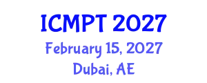 International Conference on Mycotoxins, Phycotoxins and Toxicology (ICMPT) February 15, 2027 - Dubai, United Arab Emirates