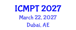 International Conference on Mycotoxins, Phycotoxins and Toxicology (ICMPT) March 22, 2027 - Dubai, United Arab Emirates