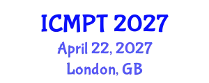 International Conference on Mycotoxins, Phycotoxins and Toxicology (ICMPT) April 22, 2027 - London, United Kingdom