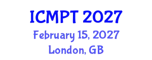 International Conference on Mycotoxins, Phycotoxins and Toxicology (ICMPT) February 15, 2027 - London, United Kingdom