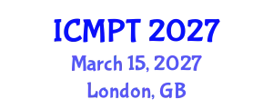 International Conference on Mycotoxins, Phycotoxins and Toxicology (ICMPT) March 15, 2027 - London, United Kingdom