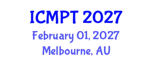 International Conference on Mycotoxins, Phycotoxins and Toxicology (ICMPT) February 01, 2027 - Melbourne, Australia