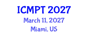 International Conference on Mycotoxins, Phycotoxins and Toxicology (ICMPT) March 11, 2027 - Miami, United States
