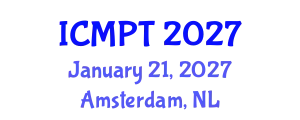 International Conference on Mycotoxins, Phycotoxins and Toxicology (ICMPT) January 21, 2027 - Amsterdam, Netherlands
