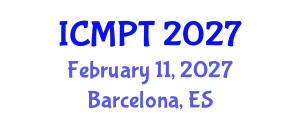 International Conference on Mycotoxins, Phycotoxins and Toxicology (ICMPT) February 11, 2027 - Barcelona, Spain