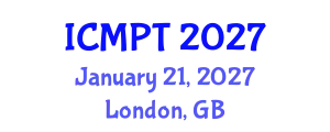 International Conference on Mycotoxins, Phycotoxins and Toxicology (ICMPT) January 21, 2027 - London, United Kingdom