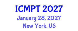 International Conference on Mycotoxins, Phycotoxins and Toxicology (ICMPT) January 28, 2027 - New York, United States