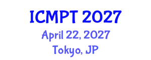 International Conference on Mycotoxins, Phycotoxins and Toxicology (ICMPT) April 22, 2027 - Tokyo, Japan
