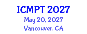 International Conference on Mycotoxins, Phycotoxins and Toxicology (ICMPT) May 20, 2027 - Vancouver, Canada