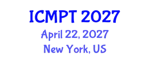International Conference on Mycotoxins, Phycotoxins and Toxicology (ICMPT) April 22, 2027 - New York, United States