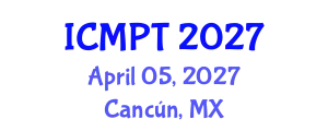 International Conference on Mycotoxins, Phycotoxins and Toxicology (ICMPT) April 05, 2027 - Cancún, Mexico