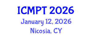 International Conference on Mycotoxins, Phycotoxins and Toxicology (ICMPT) January 12, 2026 - Nicosia, Cyprus