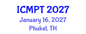 International Conference on Mycotoxins, Phycotoxins and Toxicology (ICMPT) January 16, 2027 - Phuket, Thailand