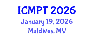 International Conference on Mycotoxins, Phycotoxins and Toxicology (ICMPT) January 19, 2026 - Maldives, Maldives
