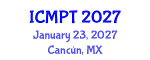 International Conference on Mycotoxins, Phycotoxins and Toxicology (ICMPT) January 23, 2027 - Cancún, Mexico