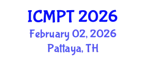 International Conference on Mycotoxins, Phycotoxins and Toxicology (ICMPT) February 02, 2026 - Pattaya, Thailand