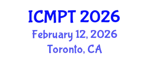 International Conference on Mycotoxins, Phycotoxins and Toxicology (ICMPT) February 12, 2026 - Toronto, Canada