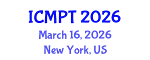 International Conference on Mycotoxins, Phycotoxins and Toxicology (ICMPT) March 16, 2026 - New York, United States