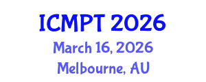 International Conference on Mycotoxins, Phycotoxins and Toxicology (ICMPT) March 16, 2026 - Melbourne, Australia