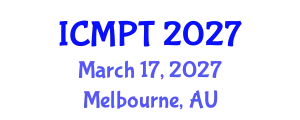 International Conference on Mycotoxins, Phycotoxins and Toxicology (ICMPT) March 17, 2027 - Melbourne, Australia