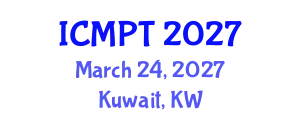 International Conference on Mycotoxins, Phycotoxins and Toxicology (ICMPT) March 24, 2027 - Kuwait, Kuwait