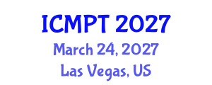 International Conference on Mycotoxins, Phycotoxins and Toxicology (ICMPT) March 24, 2027 - Las Vegas, United States