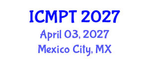International Conference on Mycotoxins, Phycotoxins and Toxicology (ICMPT) April 03, 2027 - Mexico City, Mexico