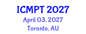 International Conference on Mycotoxins, Phycotoxins and Toxicology (ICMPT) April 03, 2027 - Toronto, Australia