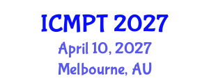 International Conference on Mycotoxins, Phycotoxins and Toxicology (ICMPT) April 10, 2027 - Melbourne, Australia